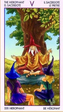 Hierofante tarot cartas adivinhação futuro sorte conselho magia Tarô