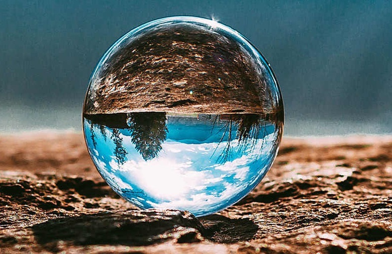 Bola de cristal magia esoterismo futuro 