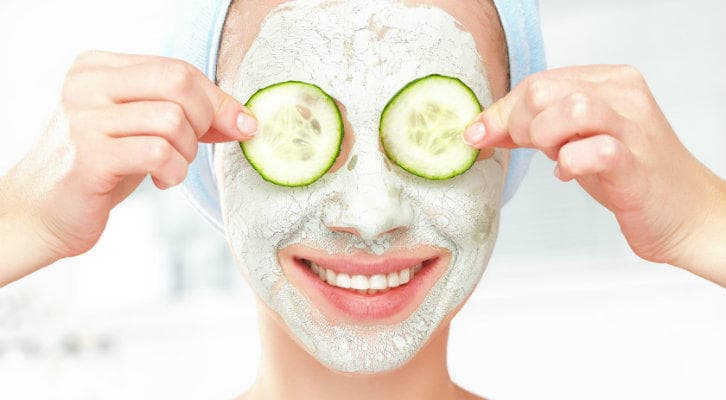 Máscaras Faciais hidratação cuidado pele acne