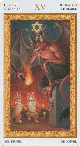 diabo magia tarot adivinhação esoterismo simbolismo
