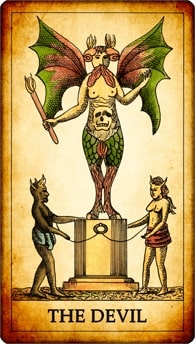 diabo magia tarot adivinhação esoterismo simbolismo