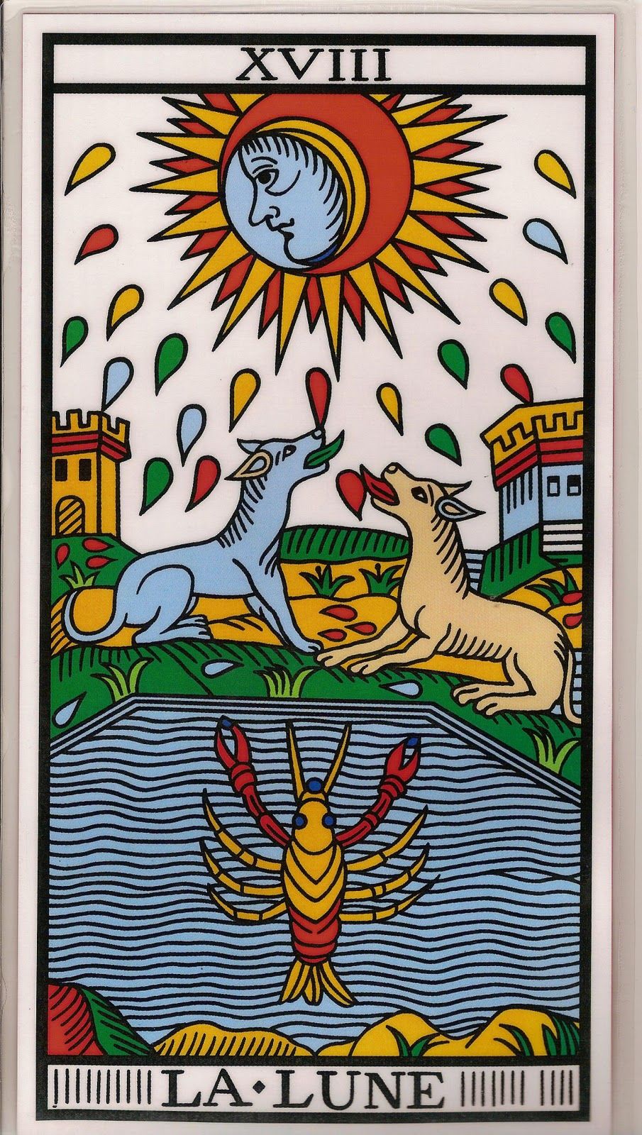 Lua tarot cartas adivinhação futuro sorte conselho magia Tarô
