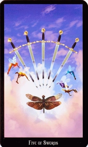 5 de Espadas magia esoterismo tarot simbolismo significado