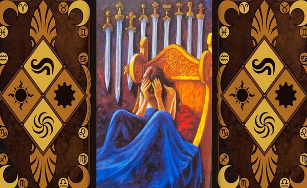 9 de Espadas magia esoterismo significado simbolismo tarot